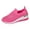 Hot Pink, variant on Women's Rhinestone Platform Sneakers Slip-On Outdoor Shoes Breathable Mesh Sparkly Glitter Tennis Shoes