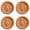 B(4PCS), variant on 4-Pack Brown Sugar Keeper, Natural Terracotta Saver Discs - Stop Hard Sugar for Good, Reusable Moisture Control for Flour Sugar Storage Containers & Dispenser