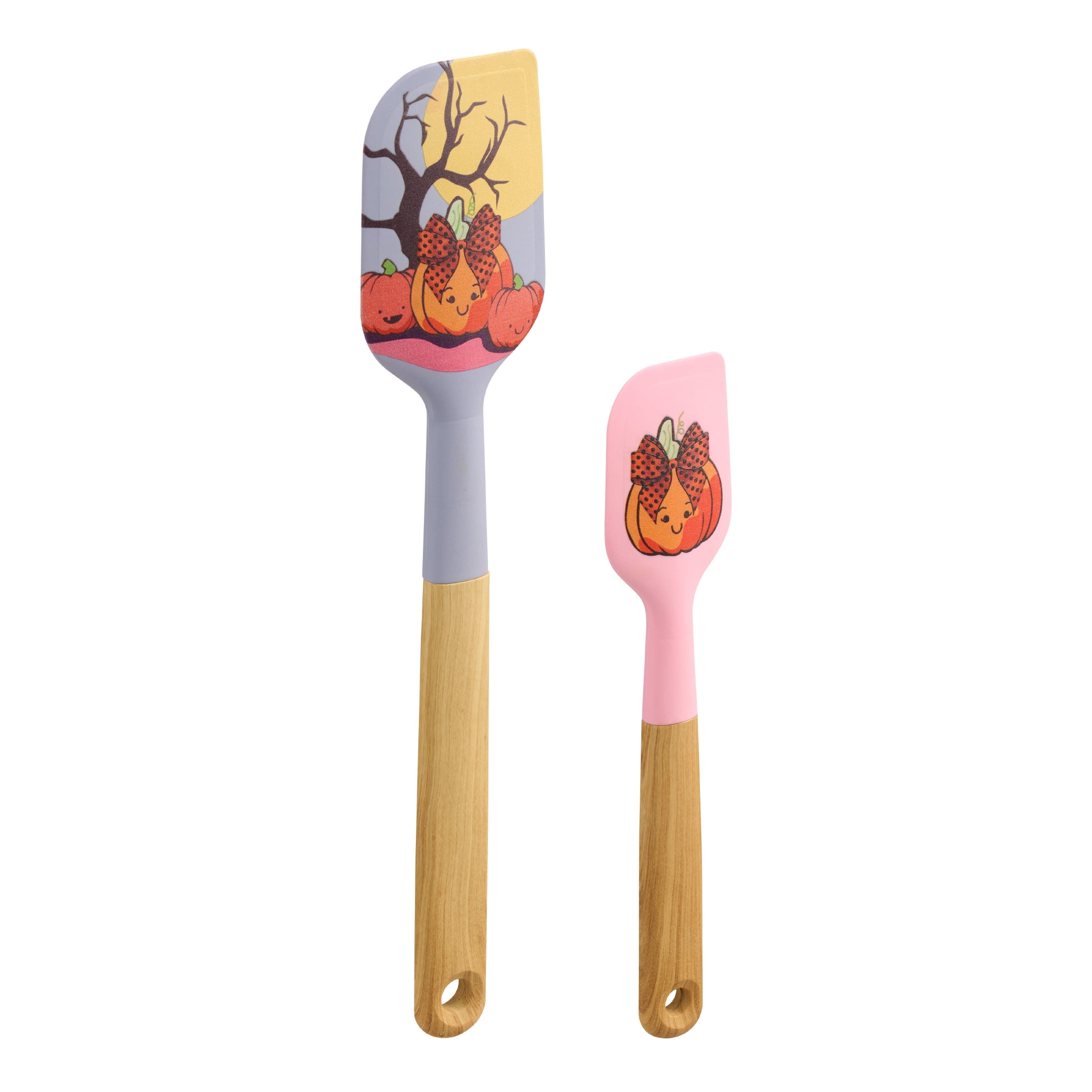 Way To Celebrate Halloween Silicone Spatula Set - Orange, Purple, Pink