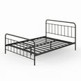 Zinus Florence 40" Metal Platform Bed Frame, Full, Black