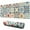 Multicolor Ethnic Geometric, variant on Long Mouse Pads for Desk,Multicolor Ethnic Geometric Patchwork Desk Mats on Top Of Desks, Desk Mouse Pad Extra Large with 3mm Non-Slip Base and Stitched Edge for Gaming,Work,Home 31.5"x11.8"
