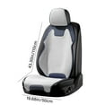 thumbnail image 3 of CxhicLuv Car Seat Cushion, Auto Adjustable Pad, Ventilated Backrest Headrest Gauze Sponge All-Season, Car Comfort Accessories Kit, Heat Dissipation & Full Support for Drivers, Travelers, Blue, 3 of 9