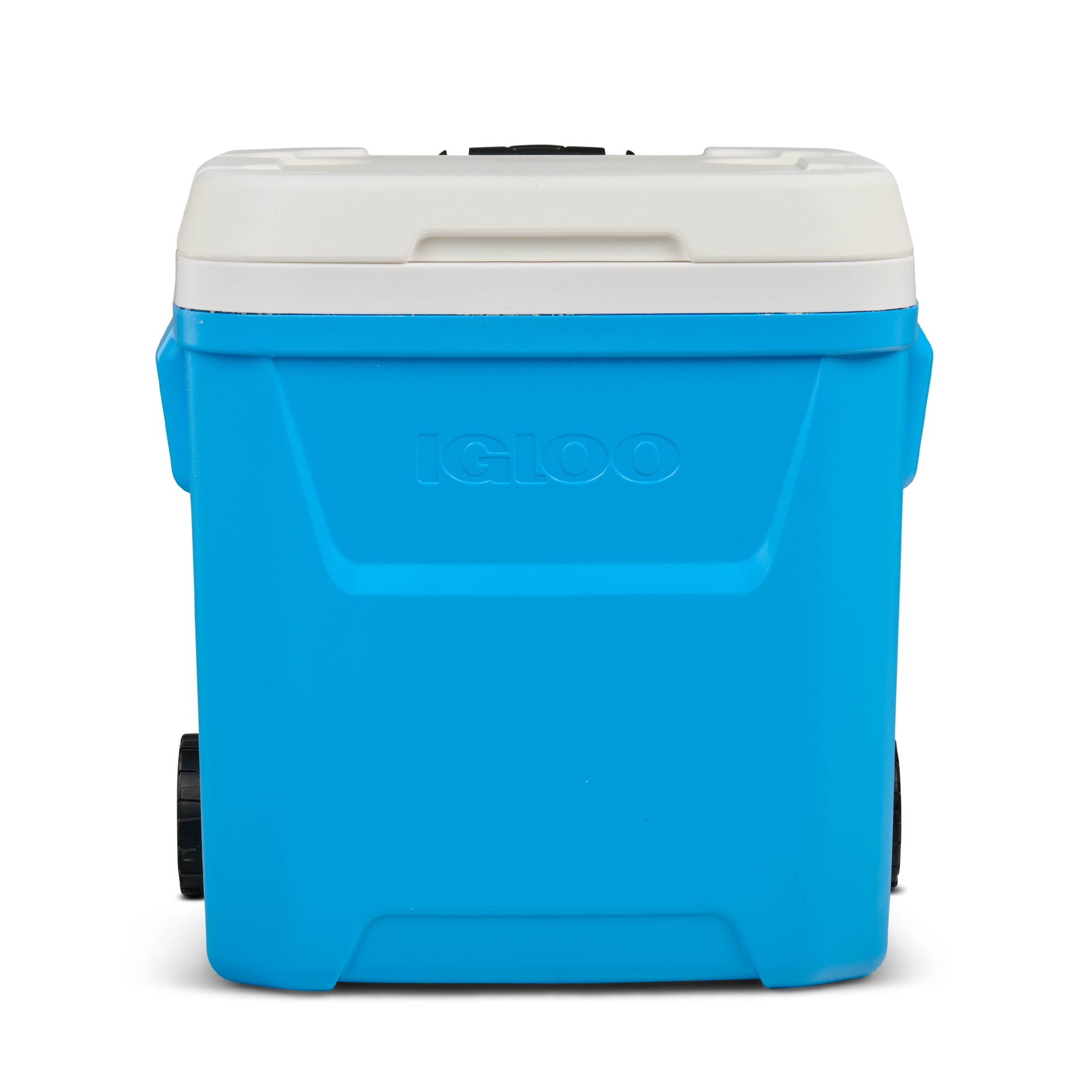 Igloo 60 QT Laguna Ice Chest Cooler with Wheels, Cyan Blue