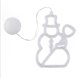 thumbnail image 1 of Bewildely Lámpara de ventosa Estaca de Navidad Luz decorativa Paisaje Camino Festival Habitación Tienda Ventana Linterna Patio Impermeable Iluminación navideña Muñeco de nieve Bewildely HA073357-04, 1 of 1
