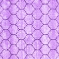 thumbnail image 1 of Ahgly Company Indoor Square Trellis Purple Modern Area Rugs, 4' Square, 1 of 4