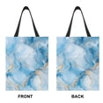 thumbnail image 2 of Yuyamidu Blue Marble Print Car Trash Bag for Car Back Seat Portable Car Trash Bag Bin Accessories for SUV Truck One-handed Strap Auto Garbage Bags, Vehicle Trash Bag, 2 Piece, 2 of 7