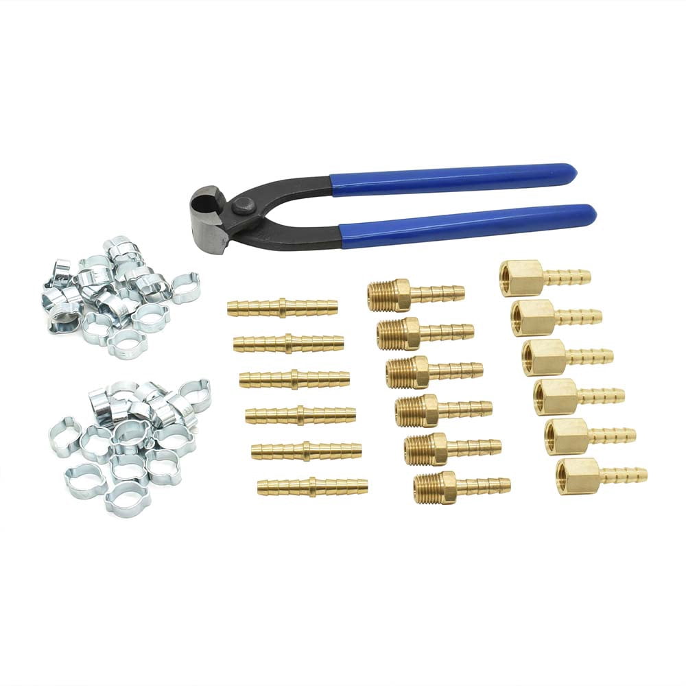 Air Hose Barb Crimping Crimper Repair Tool Kit