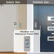 thumbnail image 4 of Visionis VIS-7008 Interior Exterior Resistente a la intemperie IP65 Acero inoxidable Tipo timbre Botón redondo Pulsador para salir Delgado para control de acceso a puerta con LED NC COM y NO salidas, 4 of 5