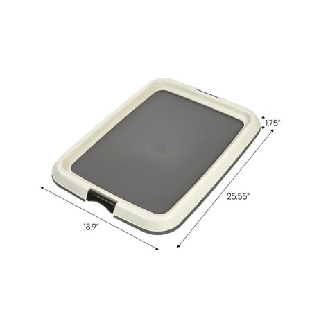UPC: 0762016450339 | IRIS Medium Pet Training Pad Holder  Dark Gray