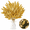 Gold, variant on Artrylin 20 Pcs White Glitter Christmas Picks, Artificial Sparkling Leaves Sprays & Twigs – Holiday Vase Filler, Christmas Tree Ornaments, DIY Wreath Garland, Winter Wedding & Home Decor
