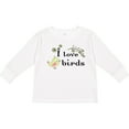 thumbnail image 3 of Inktastic I Love Birds green Boys or Girls Long Sleeve Toddler T-Shirt, 3 of 5