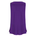 thumbnail image 5 of Tank Tops for Women Plus Size Solid Sleeveless Loose Summer Vests, 5 of 5