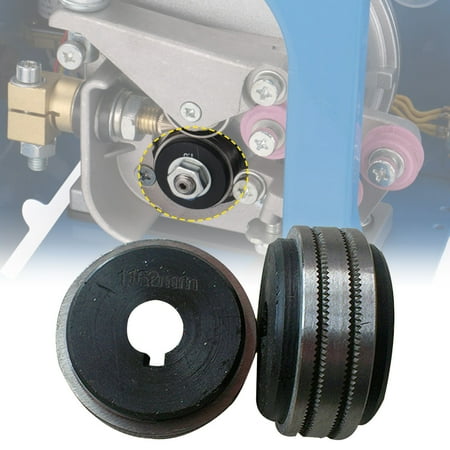 

XWQ 2Pcs Wire Feed Roller Anti-deform Easy Operation High Speed Steel Compact Smooth Surface Welding Roller for Home