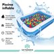 thumbnail image 2 of Alberca Inflable Piscina Familiar Juego Acuatico 190x 135cm Sky Green HJPSSB030000, 2 of 7