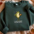 thumbnail image 4 of I Could Be Meaner But Jesus Said No Embroidered Gildan Shirt, Funny Frog Christian Sweatshirt Gift, 4 of 6