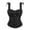 Black, variant on FASHOFT Black Corset Shapewear For Women Black Double Shoulder Strap Court Style Boned Waist Cincher Waist Cinching Body Shaping Everyday Wear Bustier Corset For Women L