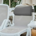 thumbnail image 6 of Diekin Lounge Chair Cushion Recliner Pillow Folding Chair Pillow Recliner Pad With Buckle Strap Patio Lounge Pillow Outdoor Patio Pillow, 6 of 6