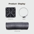 thumbnail image 1 of Creality Fume Extraction Kit with 4000 RPM High-Efficiency Ventilation Fan And 2000mm Exhaust Hose Length Suitable for Ender Plus Engraver Enclosure and Other 3D Printer Enclosure, 1 of 5