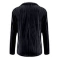 thumbnail image 3 of MHFRRA Blusa de Manga Larga con Cuello Alto para Mujer, Elegante y Ajustada. Negro, 3 of 4