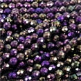 thumbnail image 2 of Czech Fire Polished Rounds 4mm Purple Iris (Package of 10), 2 of 2