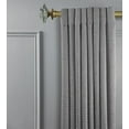 thumbnail image 4 of Linen Avenue Glass Square Single Window Curtain Rod Set, 48 to 86-inch, Brass, 4 of 5