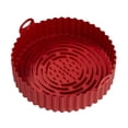 thumbnail image 2 of Bdfzl Pot en Silicone pour Friteuse Doublures Rondes Réutilisables Accessoires de Panier [7.9 Pouces], 2 of 6