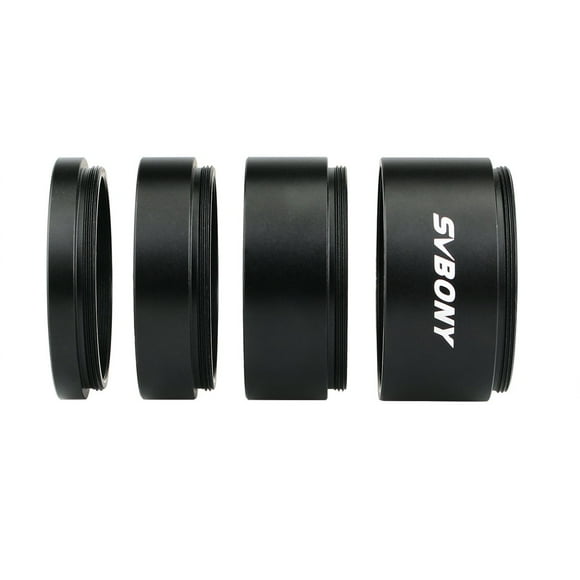 Tubo de extensión SVBONY M42x0.75 T2 de 5 mm, 10 mm, 15 mm, 20 mm