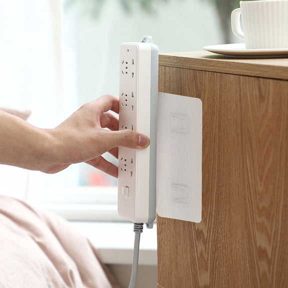 Raindrops 5 Sets Holders Hanger Power Strip Holder 15.00X14.00X6.00CM Transparent