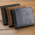 thumbnail image 3 of Fashion Business Men´s Bifold Coin Pocket Wallet ID Credit Card Money Holder Wallet New, 3 of 5