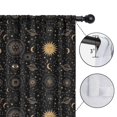 thumbnail image 4 of Blackout Kids Curtains,Black Gold Sun Moon Star Pattern Childrens Insulated Curtains Set Of 2,Bedroom Essentials,Toddler Room Decor 52x84in(132x213cm), 4 of 5