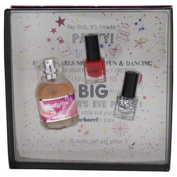 Anais Anais Premier Delice par Cacharel pour Femmes - Coffret Cadeau 3 Pcs Vaporisateur EDT 1,7 Oz, 2 x 0,169 Oz Duo de