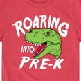 thumbnail image 3 of Instant Message - Roaring Into Pre K - Youth Short Sleeve Graphic T-Shirt, 3 of 6