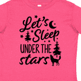 thumbnail image 4 of Inktastic Adventure Let's Sleep Under the Stars with Moon and Wolf Boys or Girls Toddler T-Shirt, 4 of 5