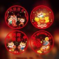thumbnail image 1 of Double Sided Colorful Dragon Year Window Decorations Chinese New Year Spring Festival Zodiac Static Cling Decals Featuring Blessing Characters and Couplets Set, 1 of 5