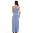 thumbnail image 3 of Just Love Maxi Dress with Front Zipper / Summer Dresses (Medium, Heathered Chambray), 3 of 3