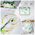 thumbnail image 4 of FJLBDE Case for Huawei MatePad Mini 8.8 Inch with 360 Kickstand, Shoulder Strap Carrying Protective Cover, Multicolor Green, 4 of 6