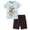 TOWED22-Light Blue, variant on TOWED22 Infant Toddler Baby Boy Summer Outfits 2 Pieces Round Neck Short Sleeve Shirt Pocket Shorts Graphic Clothes(Blue,7-8 Y)