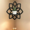thumbnail image 2 of Estante de esquina con forma de flor, estante de esquina de pared, estante de decoración del hogar, estante de almacenamiento con forma de flor,, 2 of 5