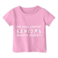 thumbnail image 3 of Hiiyo Big Girls Graduation T-Shirt Letter Print Short Sleeve T Shirt, Sizes 3-13, 3 of 3