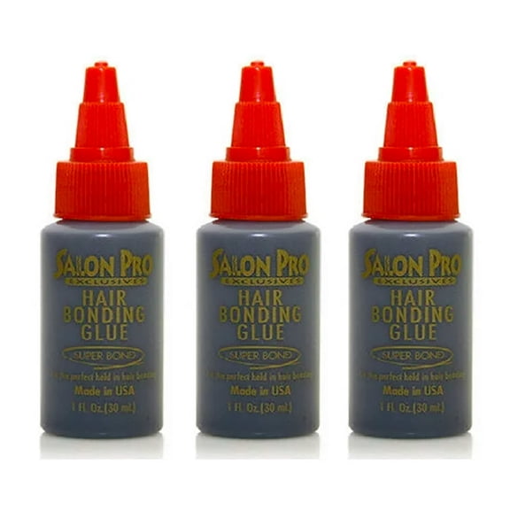 Salon Pro Anti-Fungus Hair Bonding Glue Black Super Bond 1 oz