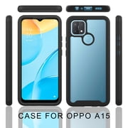 For OPPO A15 Starry Sky Solid Color Series Shockproof PC + TPU Protective Case