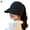 Black, variant on Adjustable Polyester Sun Hat for Women Wide Brim UV Protection Summer Outdoor Fashion
