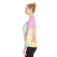 thumbnail image 2 of DARESAY Tie Dye Style Long Sleeve T-Shirt Men Women - Fun, Multi Color Tops, 2 of 6