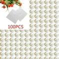 thumbnail image 2 of 100pcs Square Aluminum Foil Wrappers Colorful Package Wrappers Aluminum foil for Sweets Candy Chocolate Lollipops, 2 of 4