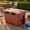 Pink, variant on Topcobe Insulated Portable Cooler Hard Shell Ice Chest with 2 Cup Holders Bottle Opener and Drain Plug, Portable Water Cooler, Cooler with Wheels-Gray