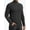 Black and gray, variant on OALUXE Turtleneck Ribbed Long Sleeve Shirts for Mens Undershirts Knit Thermal Fitted Basic Tops
