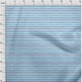 thumbnail image 4 of oneOone Cotton Silk Light Blue Fabric Geometric Overlapping Stripes Craft Projects Decor Fabric Printed By The Yard 42 Inch Wide, 4 of 4