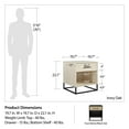 thumbnail image 6 of Novogratz Kelly Nightstand, Ivory Oak, 6 of 14