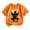 Orange, variant on Kids Halloween Shirts Funny Crewneck Short Sleeve T-Shirts Comfortable Holiday Tee Great Halloween Gift for Kids