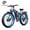 Blue, variant on FENGQS 5000W Electric Bike for Adults, 52V 1196Wh Battery, 26"x4" Fat Tyre, Dual Hydraulic Disc Brake, Dual Motor Ebike, Full Suspension, 45MPH 100 Miles Maximum Range, UL 2849, Blue